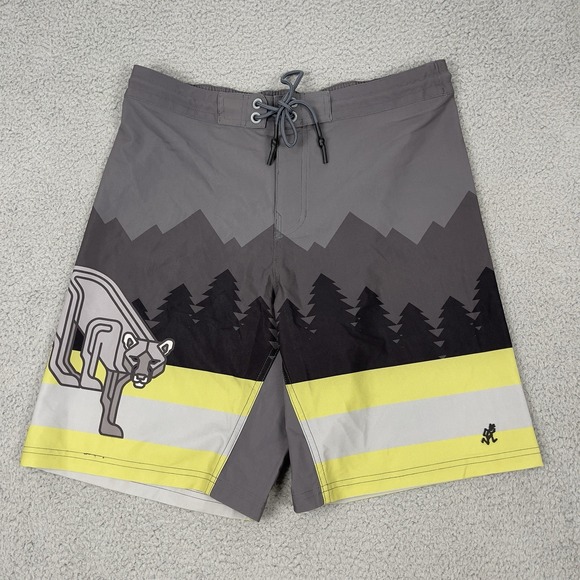 Grammici Other - Grammici Board Shorts Mens XL Gray Hybrid Outdoor Unlined Pocket Swim Beach Hike